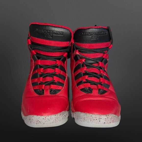 2014 Youth Air Jordan 10 Retro BG ‘Bulls Over Broadway’ (GS) 705179-601 Size 5 - Picture 2 of 11